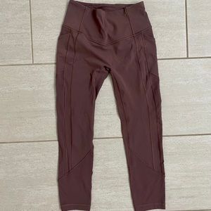 All the Right Places Lululemon crop 23”